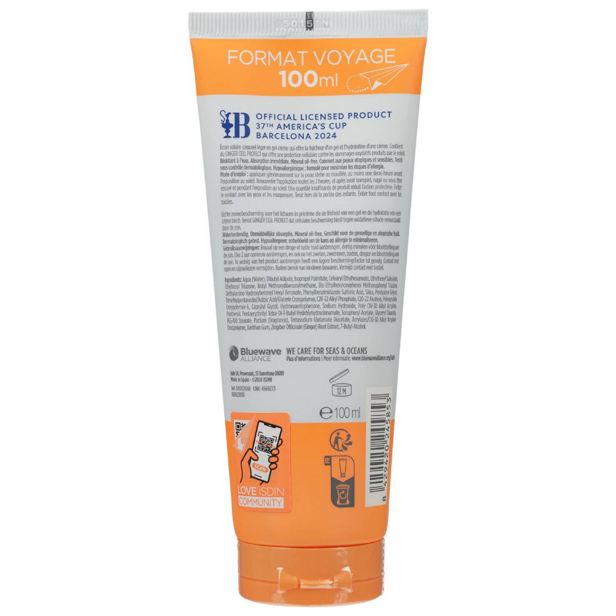 Isdin Sonnenschutzcreme ISDIN Fotoprotector Gel Cream Wet Skin LSF 50 100ml PZN 19465635