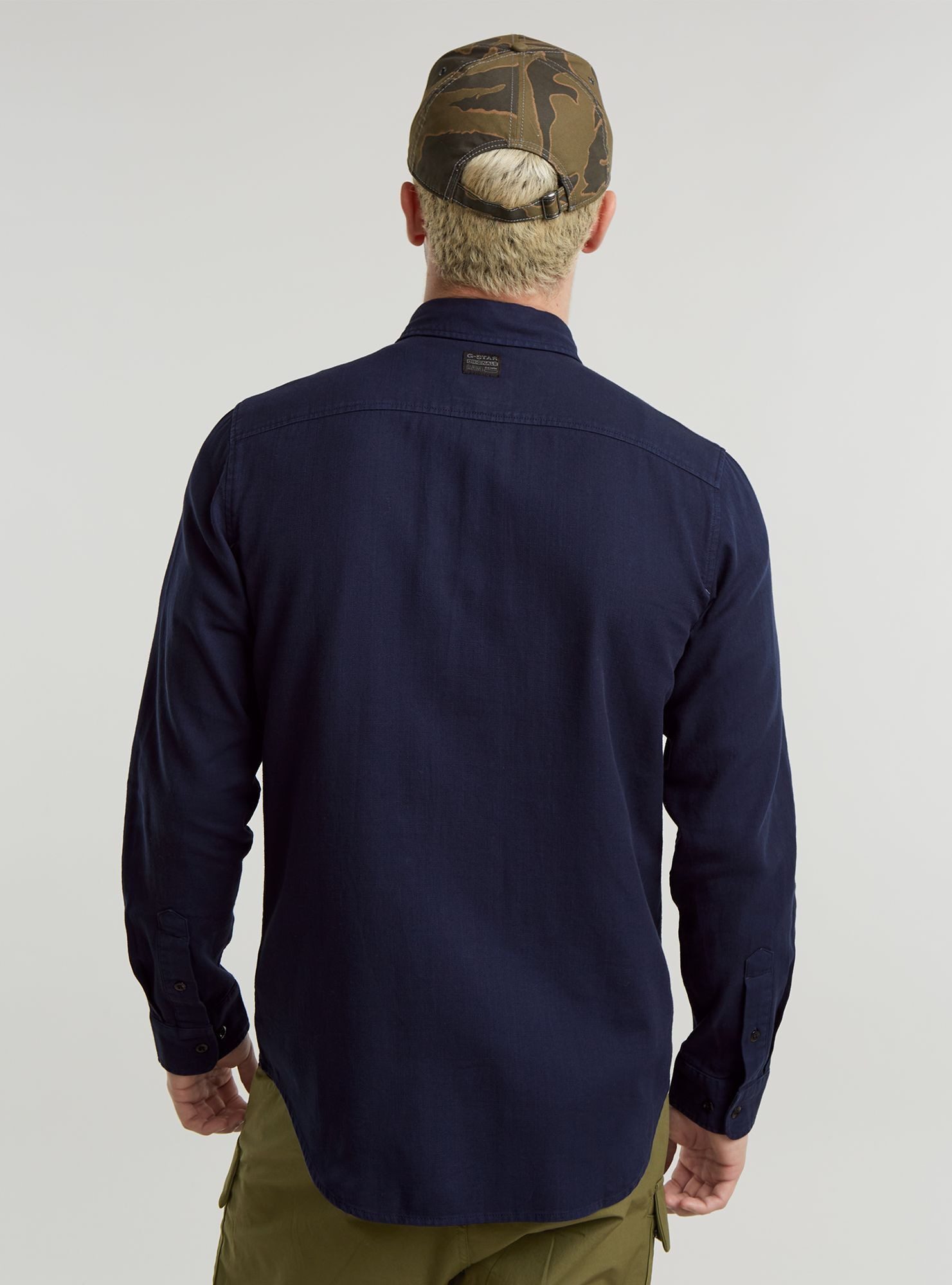 G-STAR Langarmshirt Marine Slim Hemd günstig online kaufen