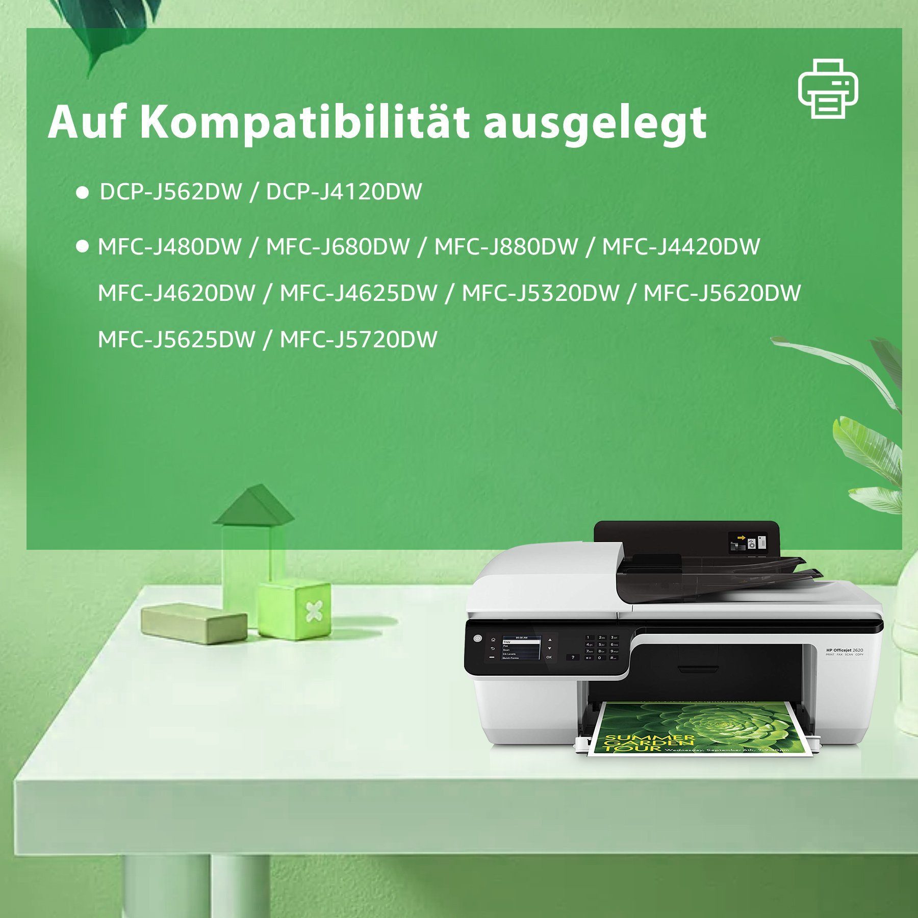 Greensky ersetzt Brother LC223 LC223XL LC 223XL LC 223 XL Tintenpatrone (MFC-J5620DW MFC-J5625DW MFC-J5720DW MFC-J480DW MFC-J680DW MFC-J880DW DCP-J4120DW DCP-J562DW MFC-J4420DW MFC-J4620DW MFC-J4625DW MFC-J5320DW, 1000-tlg., DCP-J562DW MFC-J4420DW MFC-J4620DW MFC-J4625DW MFC-J5320DW)