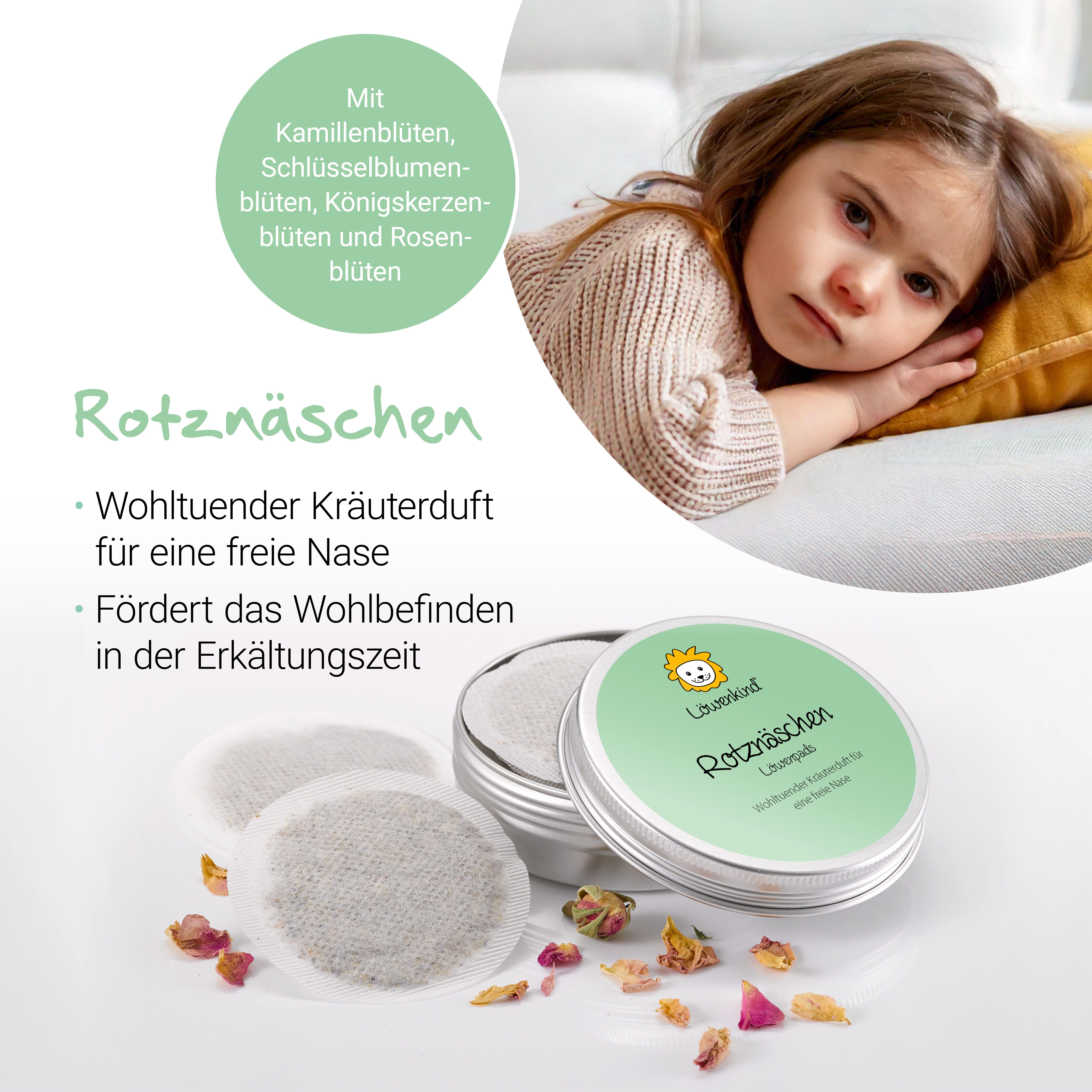 Löwenkind Babypflege-Set Kräuterpad Einsteigerbox Mini Pistazie (0-4 Jahre), Sanfte Unterstützung aus der Natur