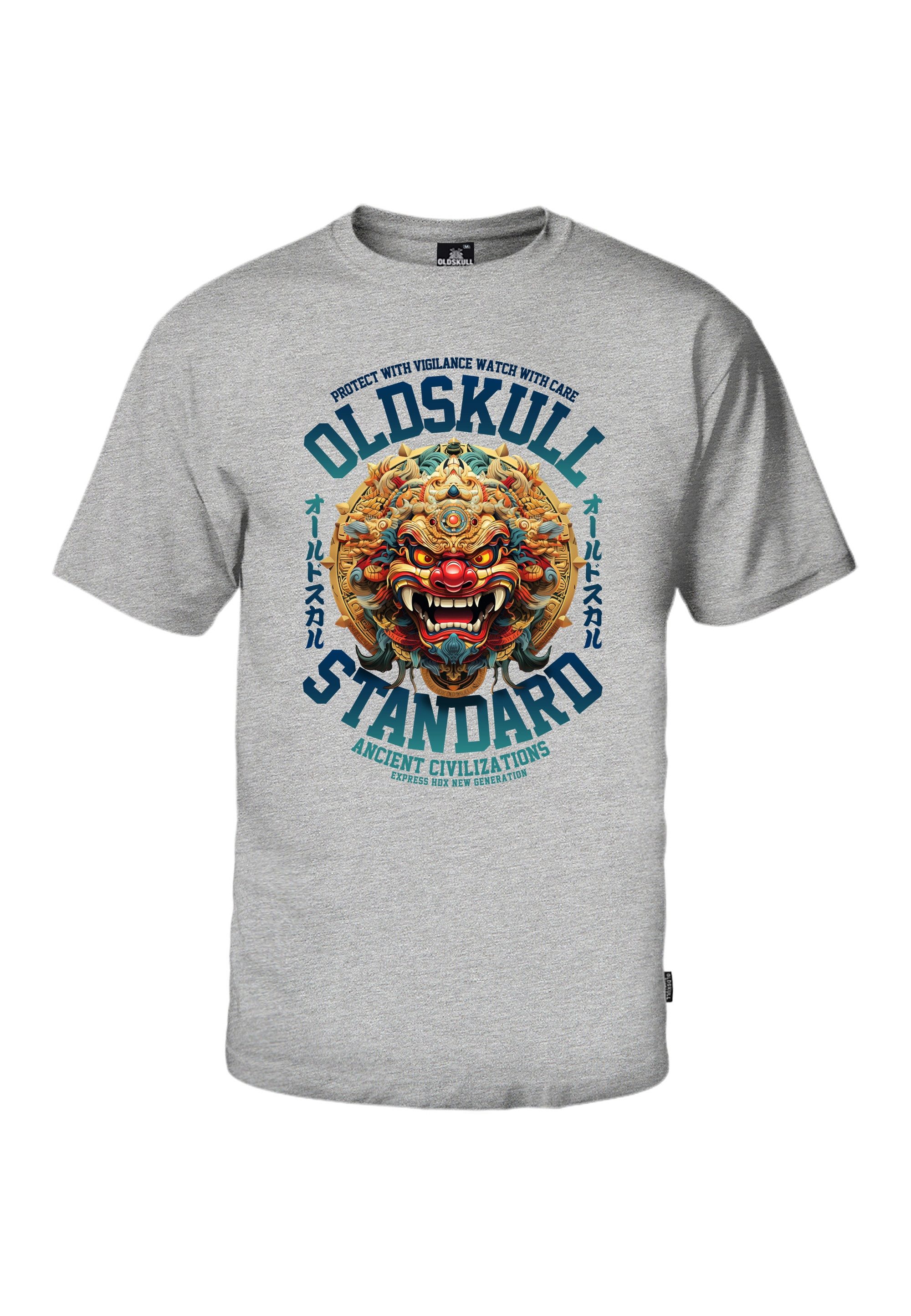 Oldskull T-Shirt Xtreme Ancient Mask (1-tlg) mit coolem Print