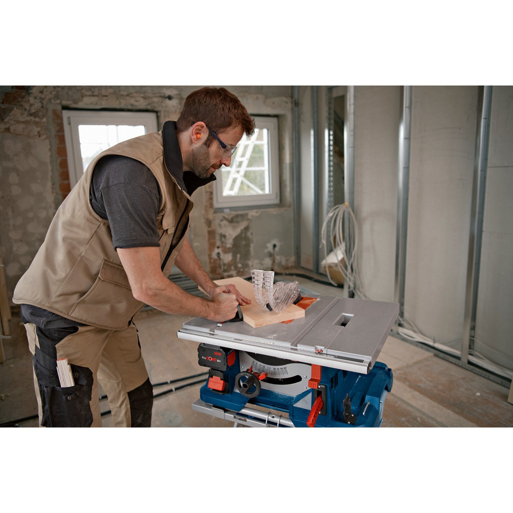 Bosch Professional Tischkreissäge Bosch Professional PRO Akku-Tischkreissäge BITURBO