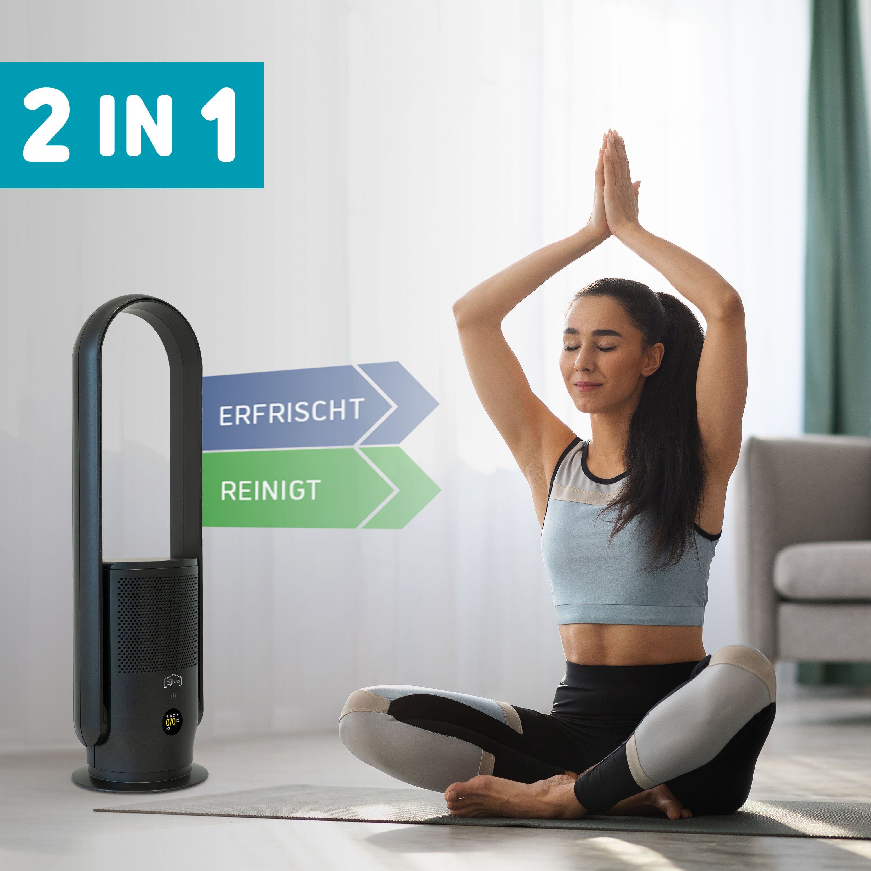 djive Ventilatorkombigerät ARC Casual, 9 Stufen günstig online kaufen