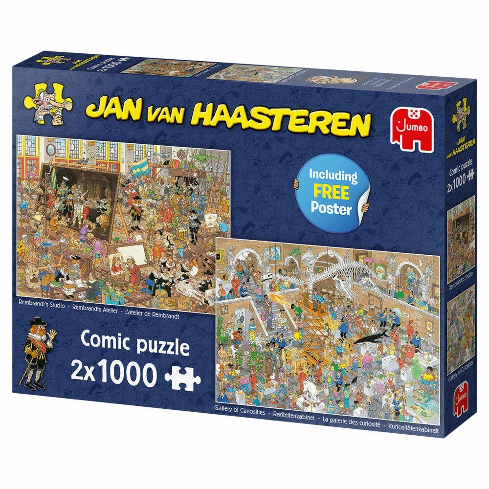 Jumbo ins Haasteren Puzzleteile Museum Jan Puzzle Spiele van 1000 2x, Ausflug