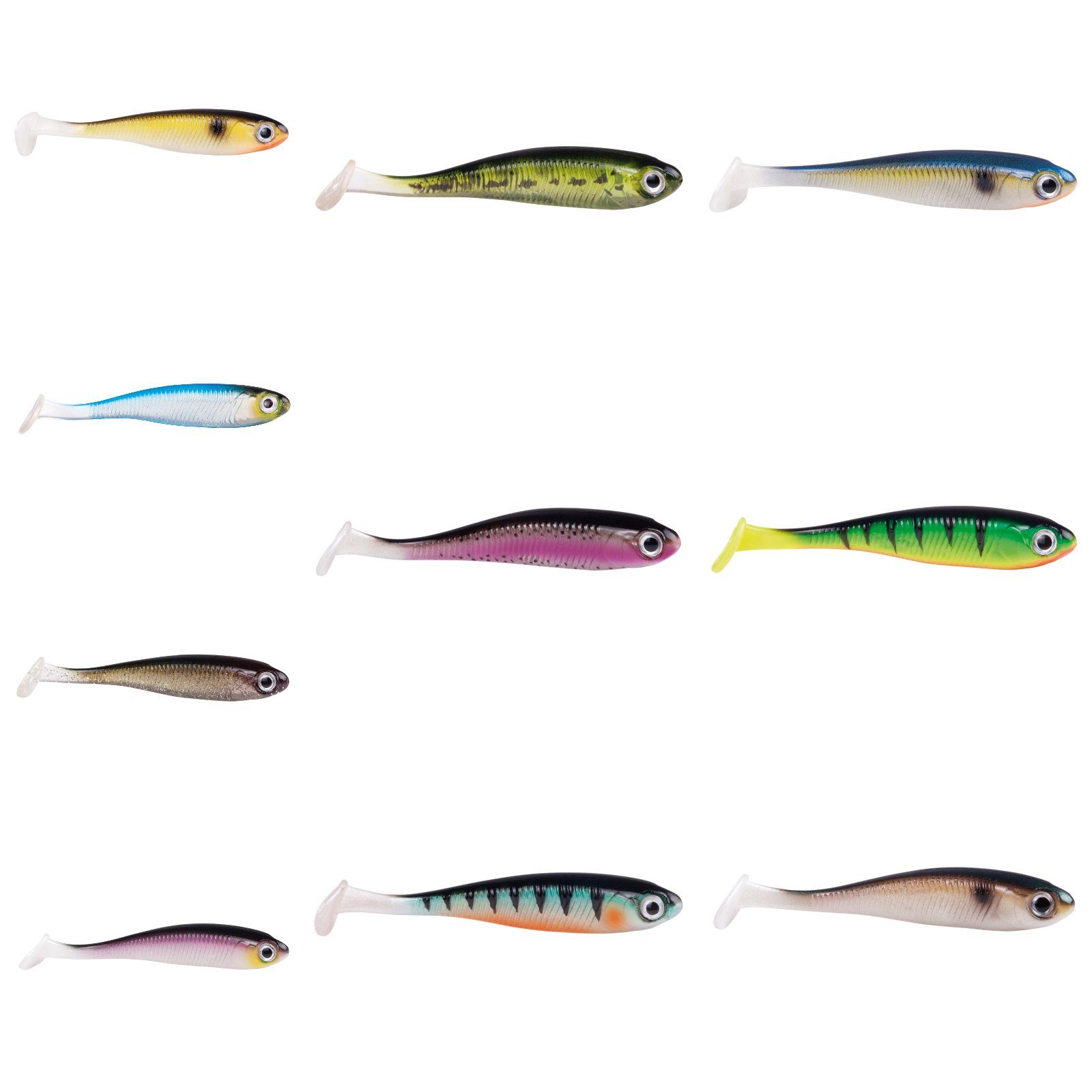 Kunstköder, Jackson 8,0cm Firetiger Jackson Fishing Gummifisch Active Shad