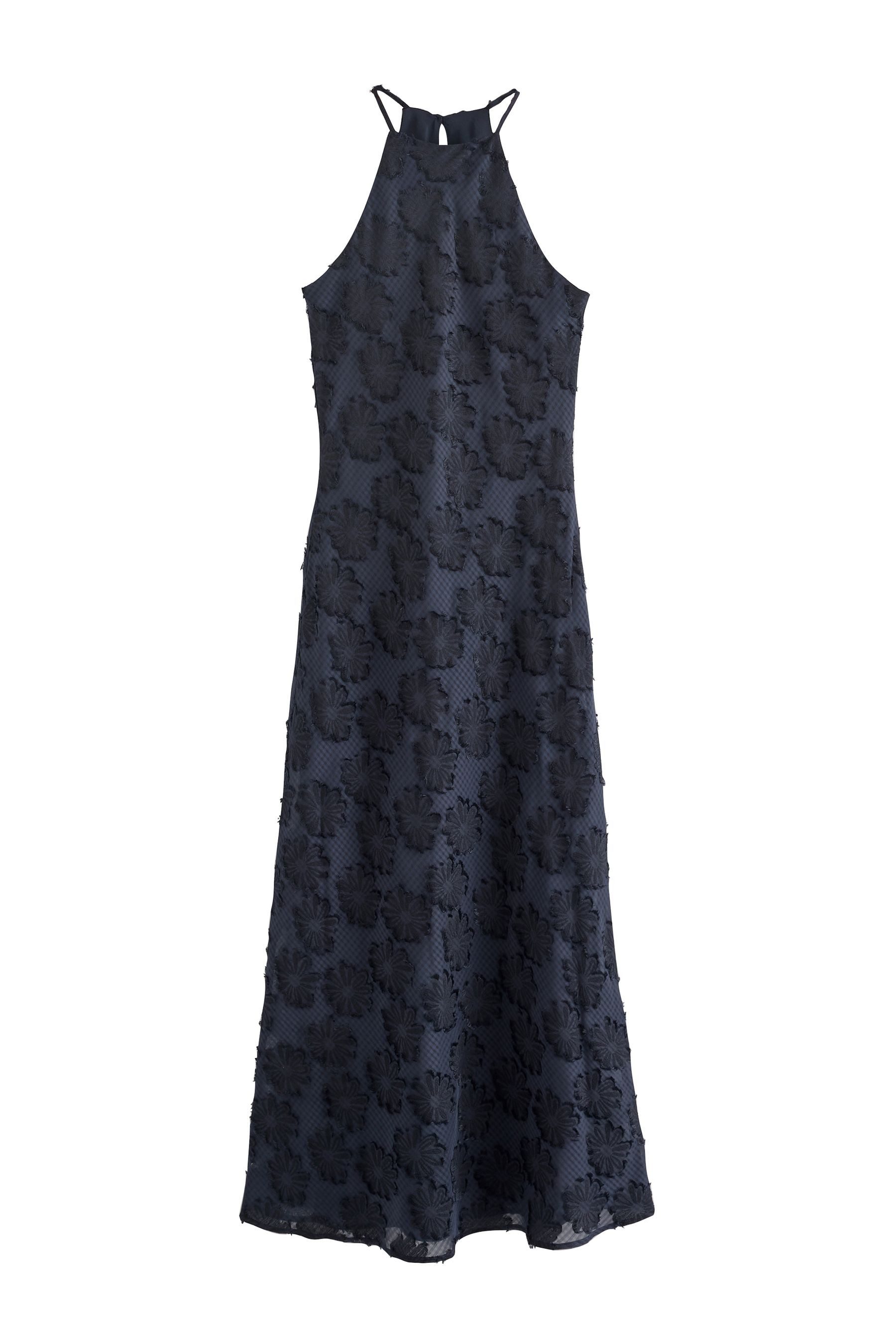 Next Maxikleid Strukturiertes Maxikleid mit Blumenmuster günstig online kaufen