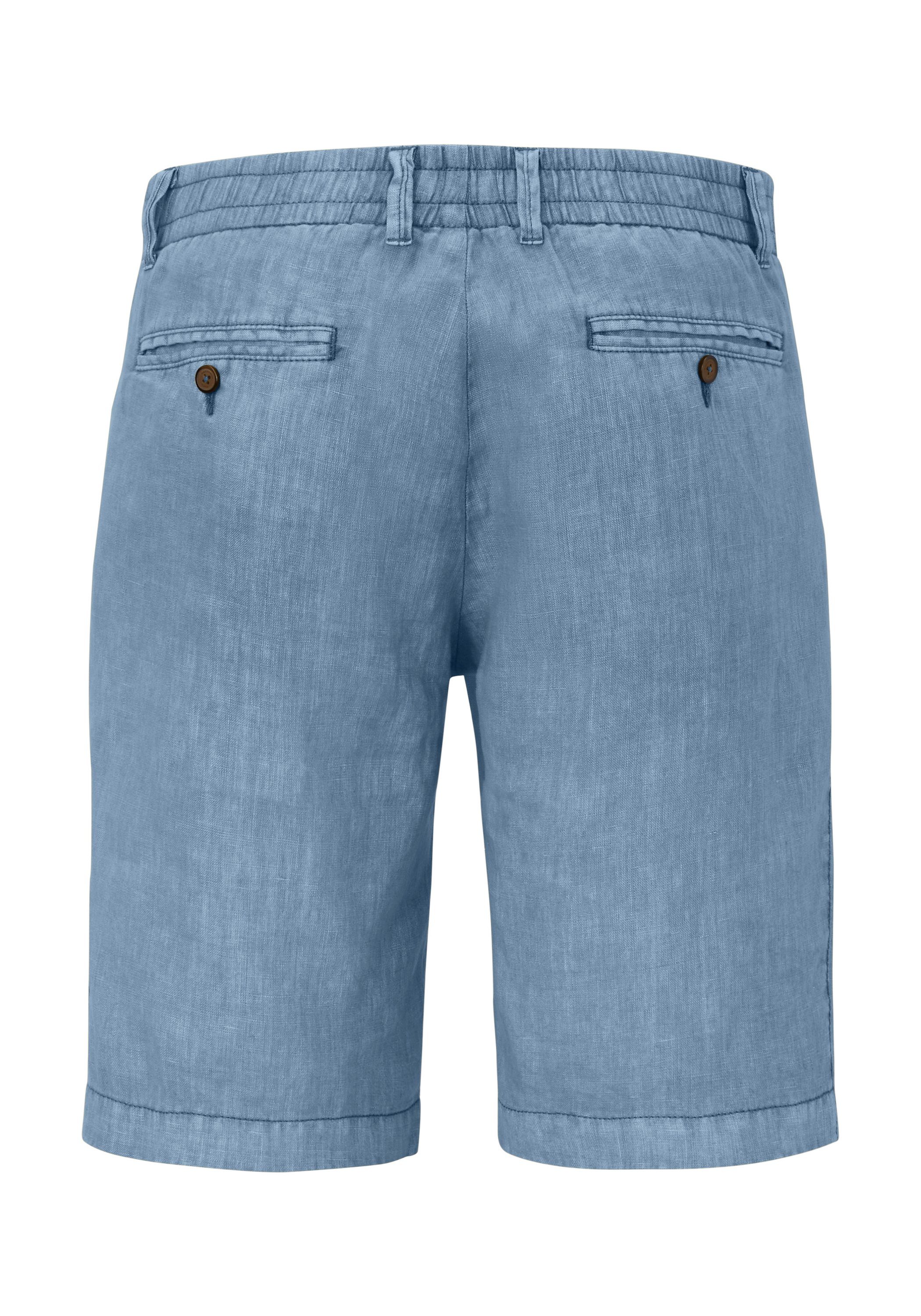 2 S4 Modern MAUI Leinen panoramic Jackets Leichte blue Fit Bermudas Shorts aus