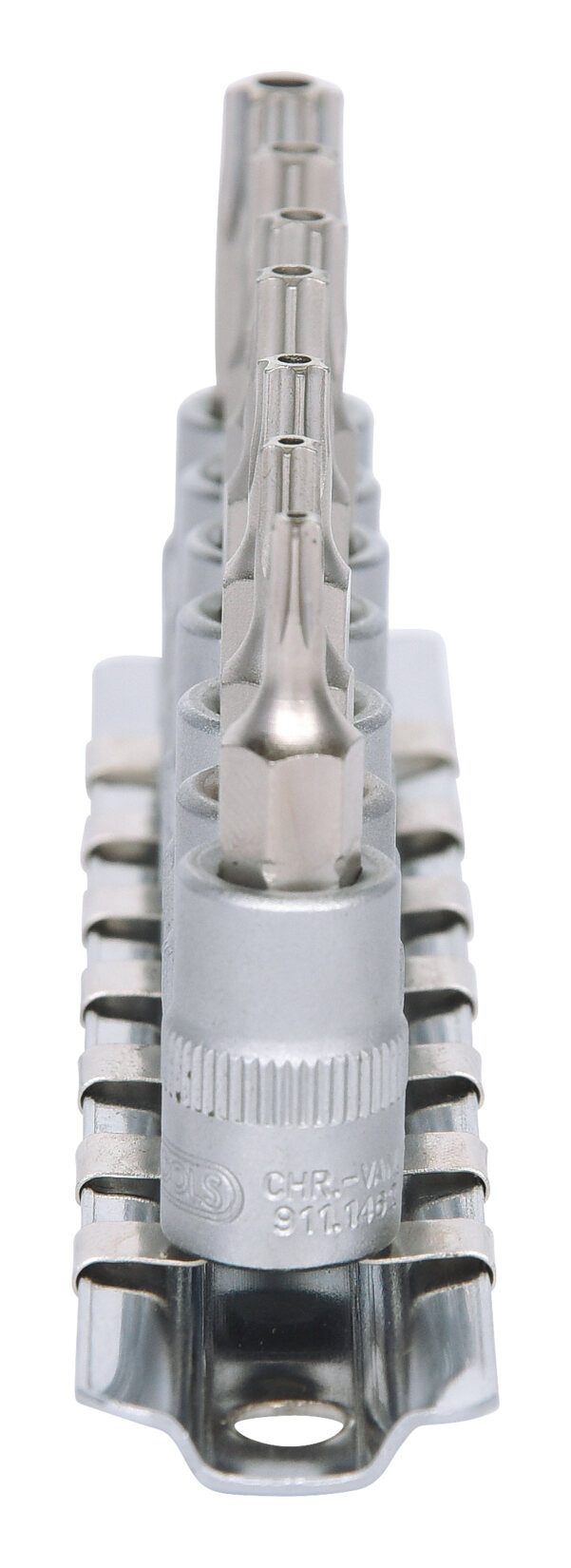 Thumbnail - KS Tools Bit-Set, 7-St., 1/4" Stecknuss-Satz, 7-teilig, TB10-TB40 mit Stirnlochbohrung