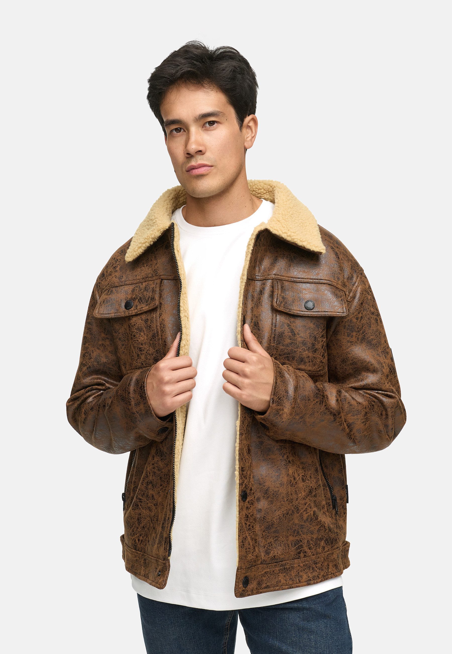 Lederjacke Herren INVados Übergangsjacke Herrenjacke
