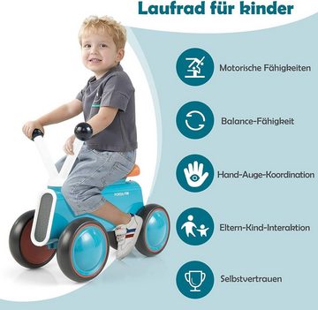 KOMFOTTEU Laufrad Lauflernwagen, für Kleinkinder 12-24 Monaten