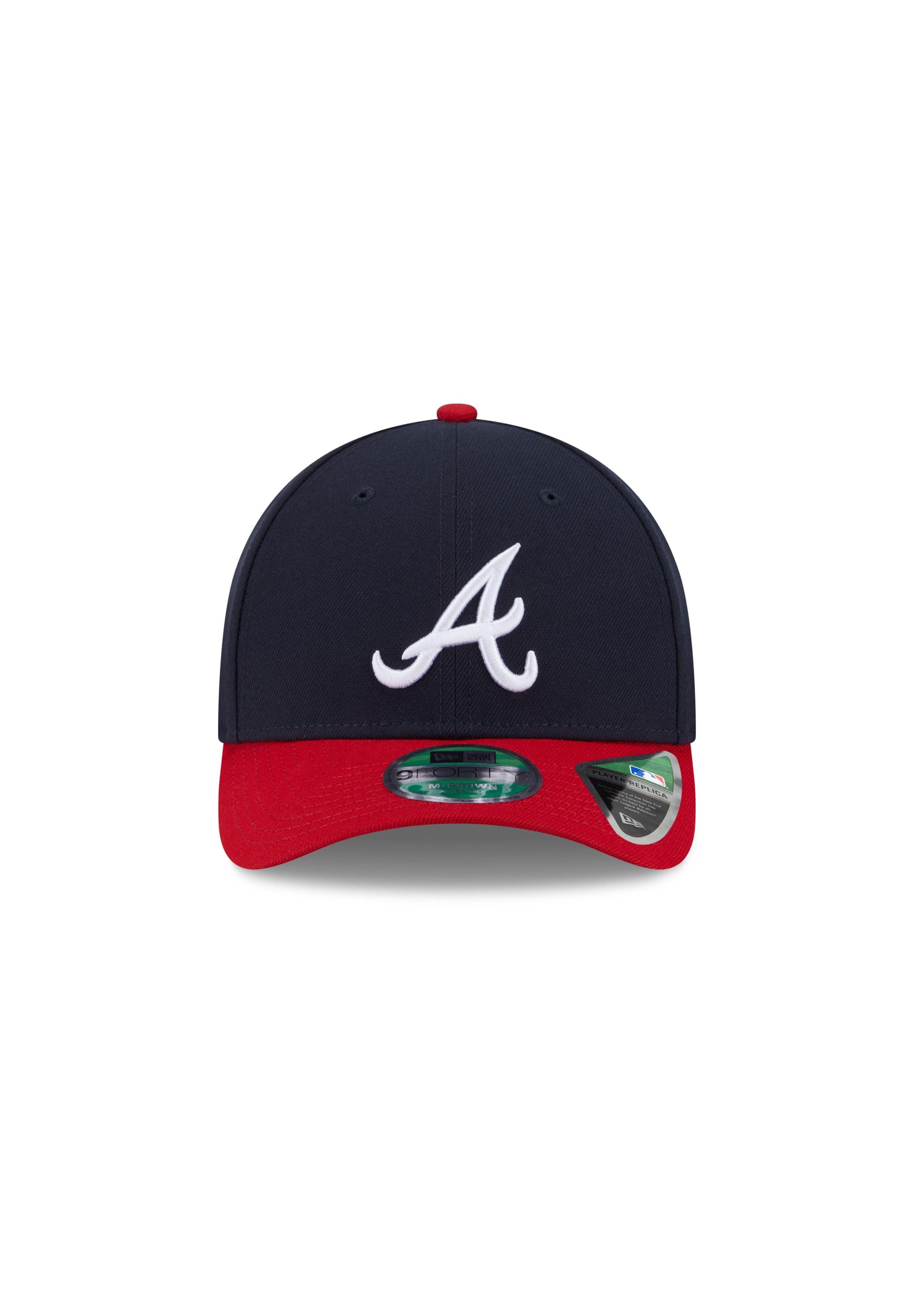 New Era Baseball Cap Atlanta Braves New Era MLB Player Replica 9Forty M-Crown Cap Marinebla (1-St)