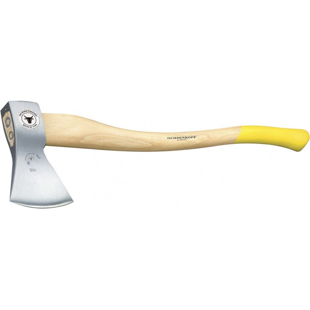 OCHSENKOPF Allzweckmesser Ochsenkopf Universal Gold-Forstaxt OX 20 H-1608, 1.600g, Hochwertige Hickorystiele