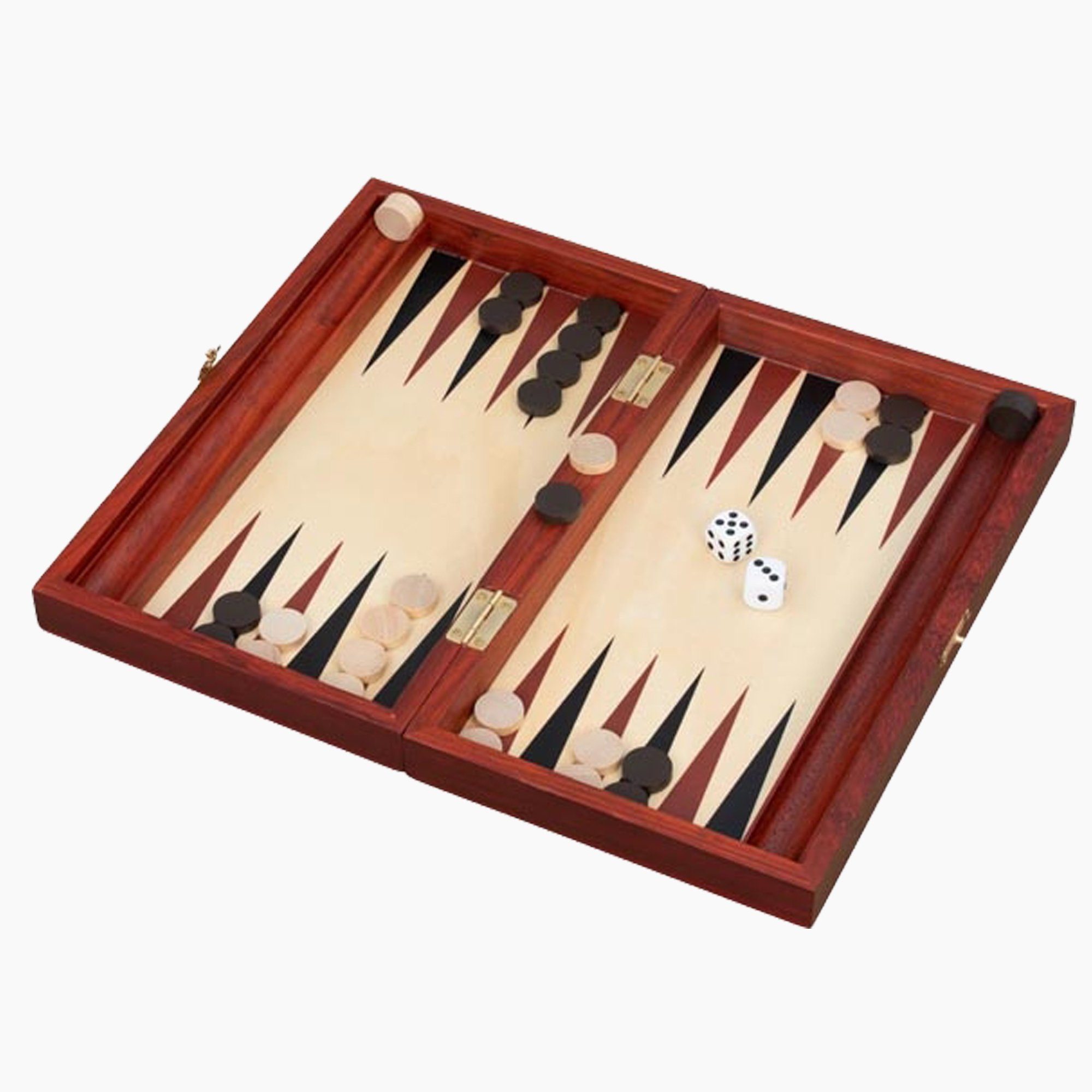 goki Spielesammlung Backgammon Koffer goki, gesellschaftsspiel, im praktischen Klappkästchen