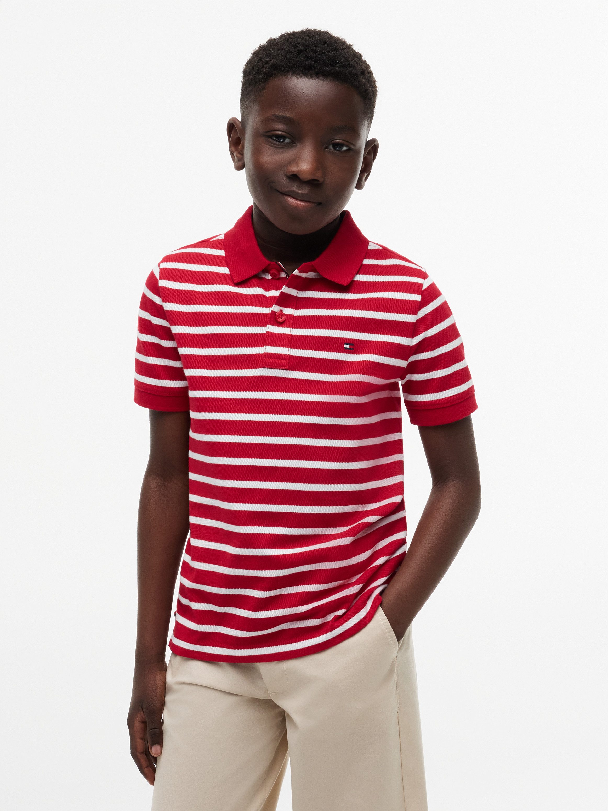 Tommy Hilfiger Poloshirt FLAG POLO SS Kinder bis 16 Jahre, regular fit