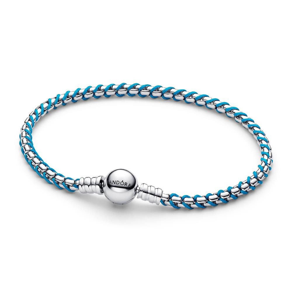 Pandora Armband Geflochtenes Damenarmband aus Sterlingsilber mit Kordel von PANDORA