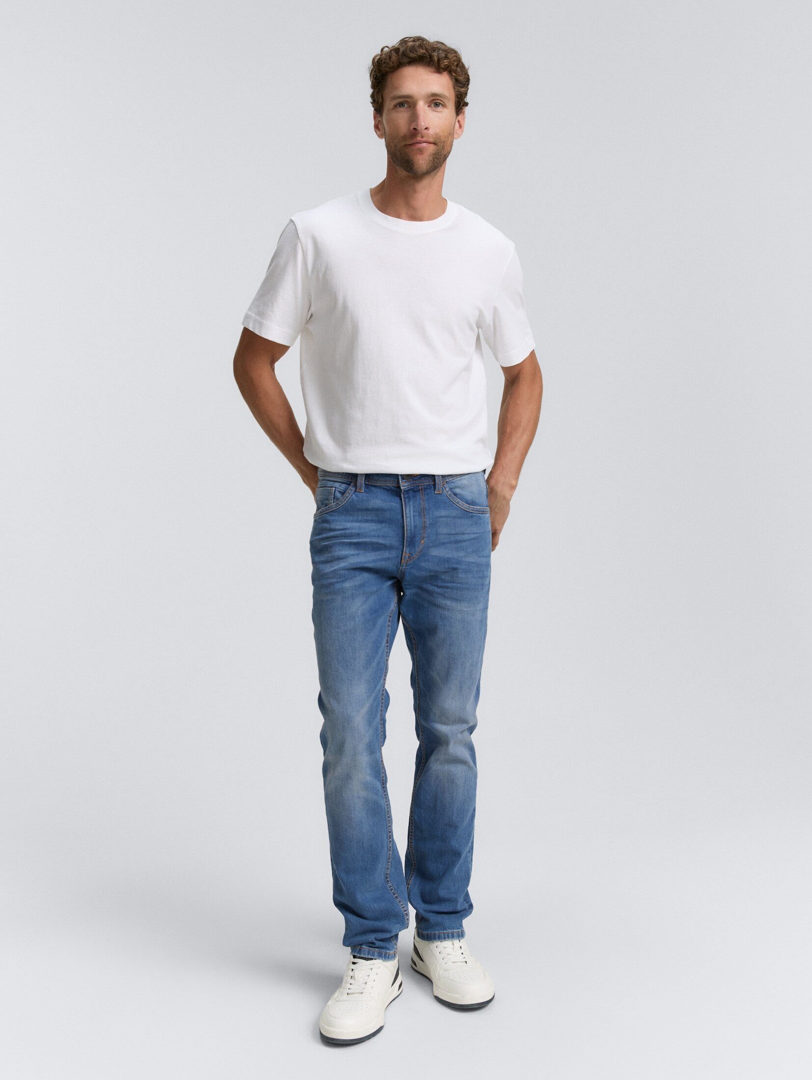 TOM TAILOR Slim-fit-Jeans Jeanshosen TTJOSH REGULAR SLIM Jeans günstig online kaufen