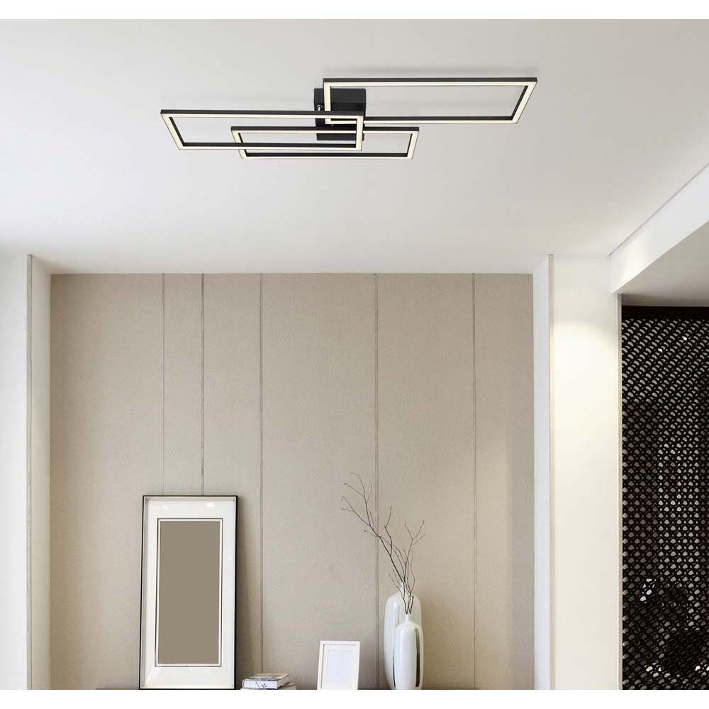 Dimmbar LED LED Deckenleuchte, etc-shop Deckenleuchte Schlafzimmerleuchte Fernbedienung
