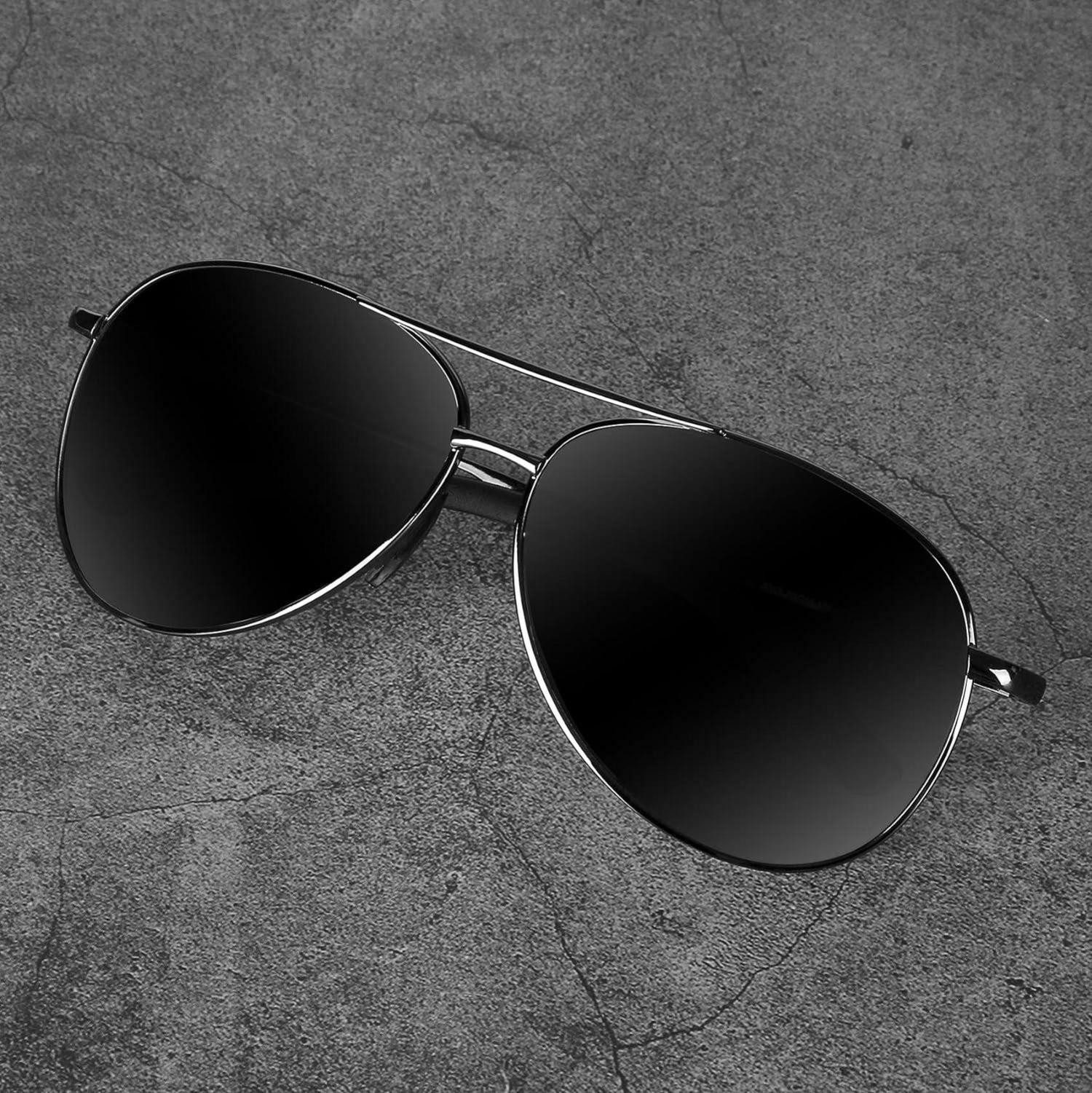 LuxusKollektion Sonnenbrille Polarisierte Sonnenbrille Herren Schwarz günstig online kaufen