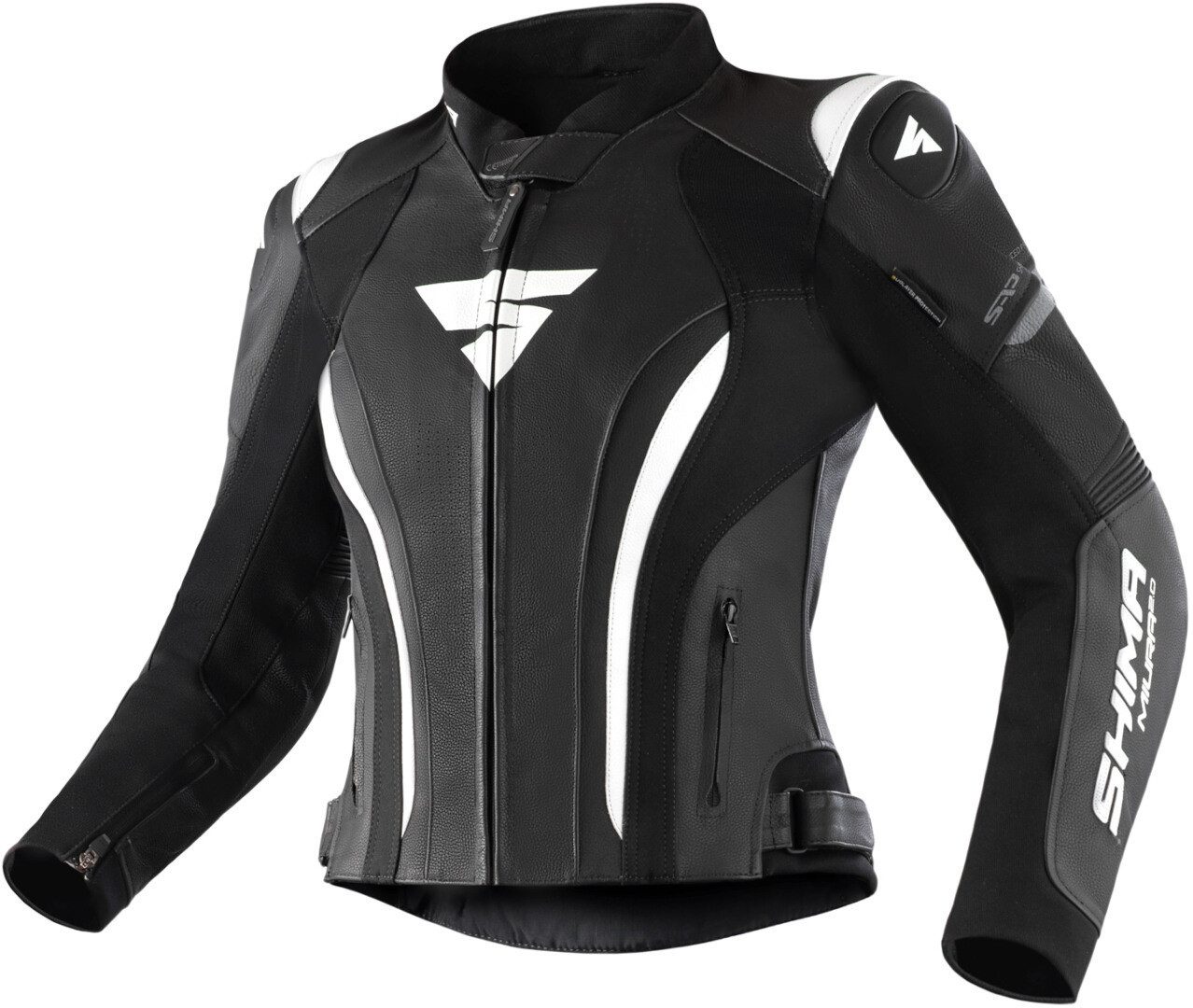 SHIMA Motorradjacke Miura 2.0 Damen Motorrad Lederjacke Rückenprotektor enthalten,perforiert
