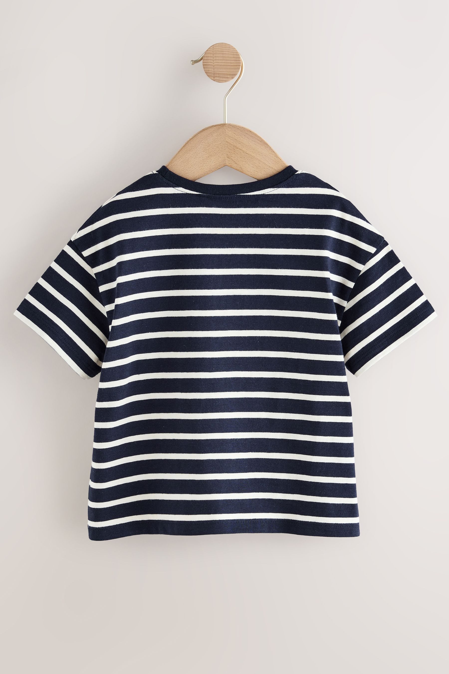Next T-Shirt Kurzarmshirt aus 100 % Baumwolle günstig online kaufen