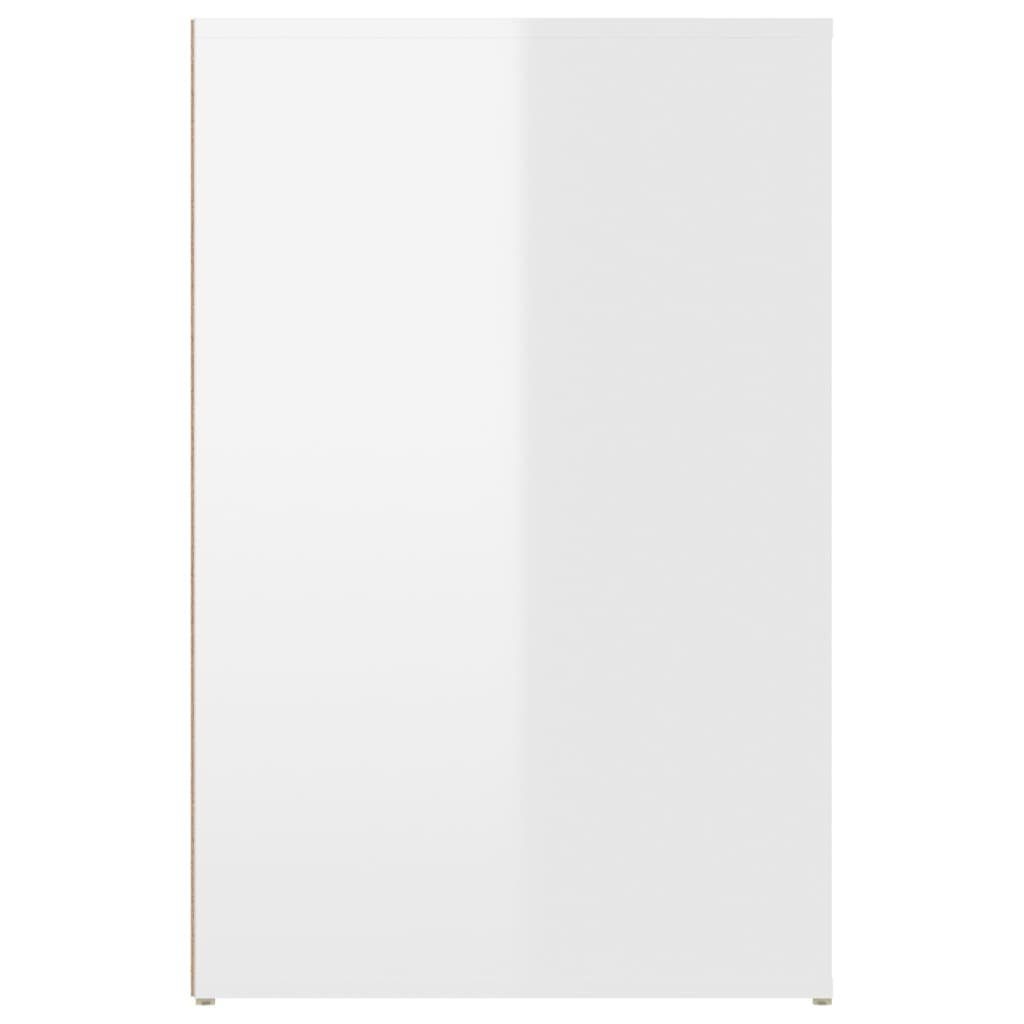 cm 100x49x75 Hochglanz-Weiß Holzwerkstoff Schreibtisch furnicato