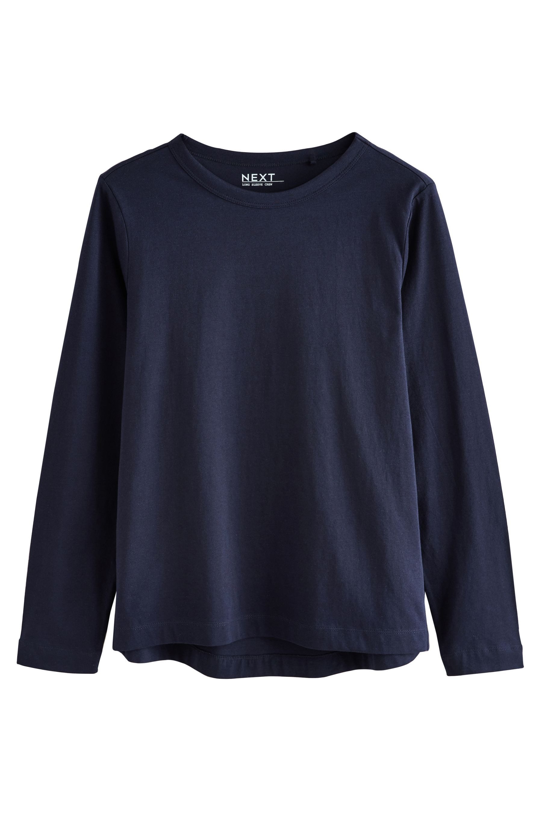 Next T-Shirt 5er-Pack Langarmshirts mit Rundhalsausschnitt günstig online kaufen