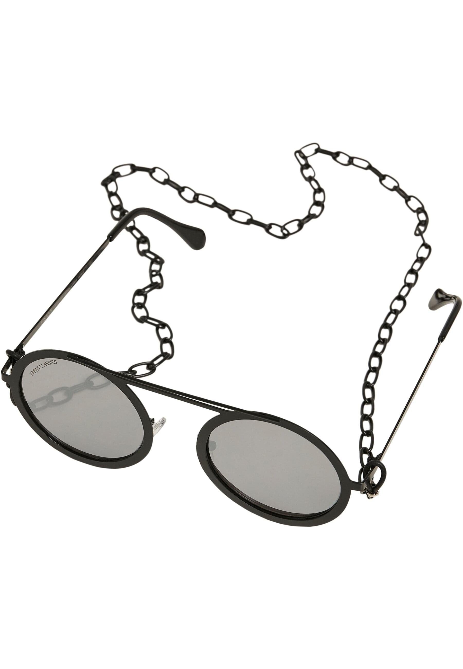 URBAN CLASSICS Sonnenbrille Unisex mirror/black Sunglasses silver Chain 104