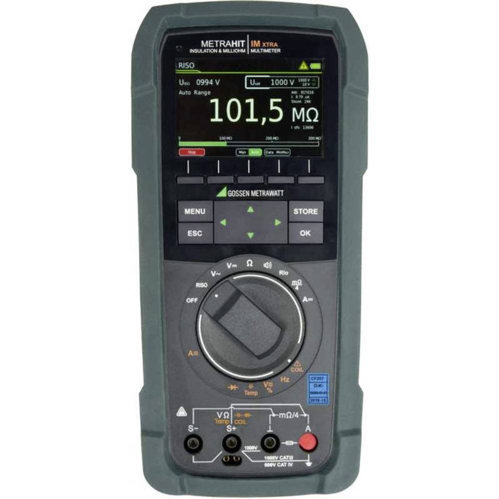 Gossen Multimeter All-In-One: Multi- und Milliohmmeter mit, Datenlogger | Spannungsprüfer