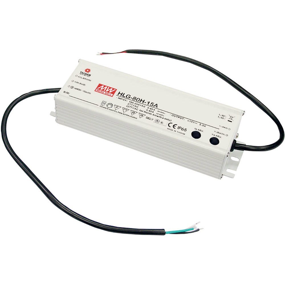 MW Mean Well HLG-80H-12B LED-Treiber, LED-Trafo Konstantspannung, Kon LED Trafo