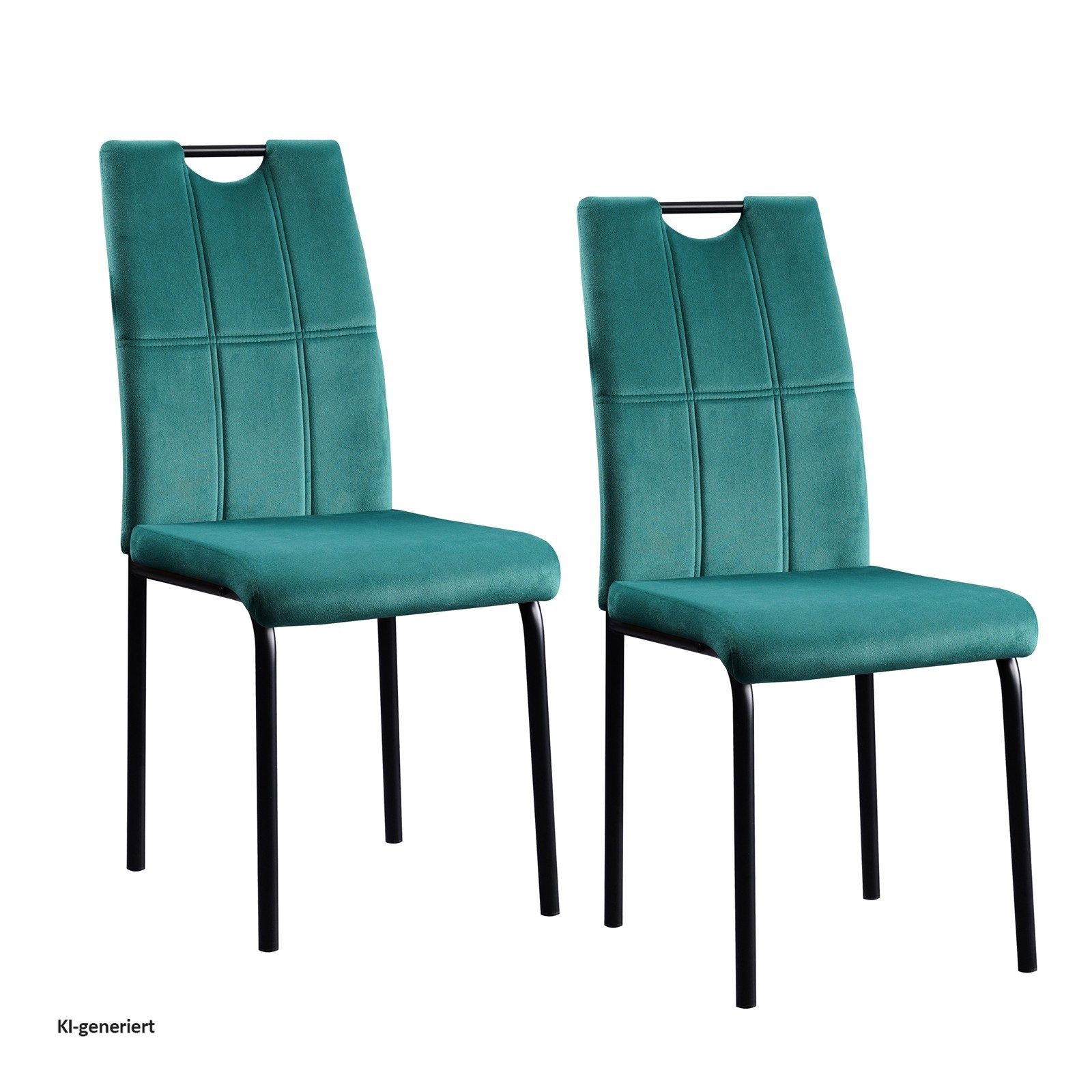 HTI-Living Esszimmerstuhl Stuhl Denton Velvet 2er-Set (Set, 2 St), Esszimmerstuhl Samt