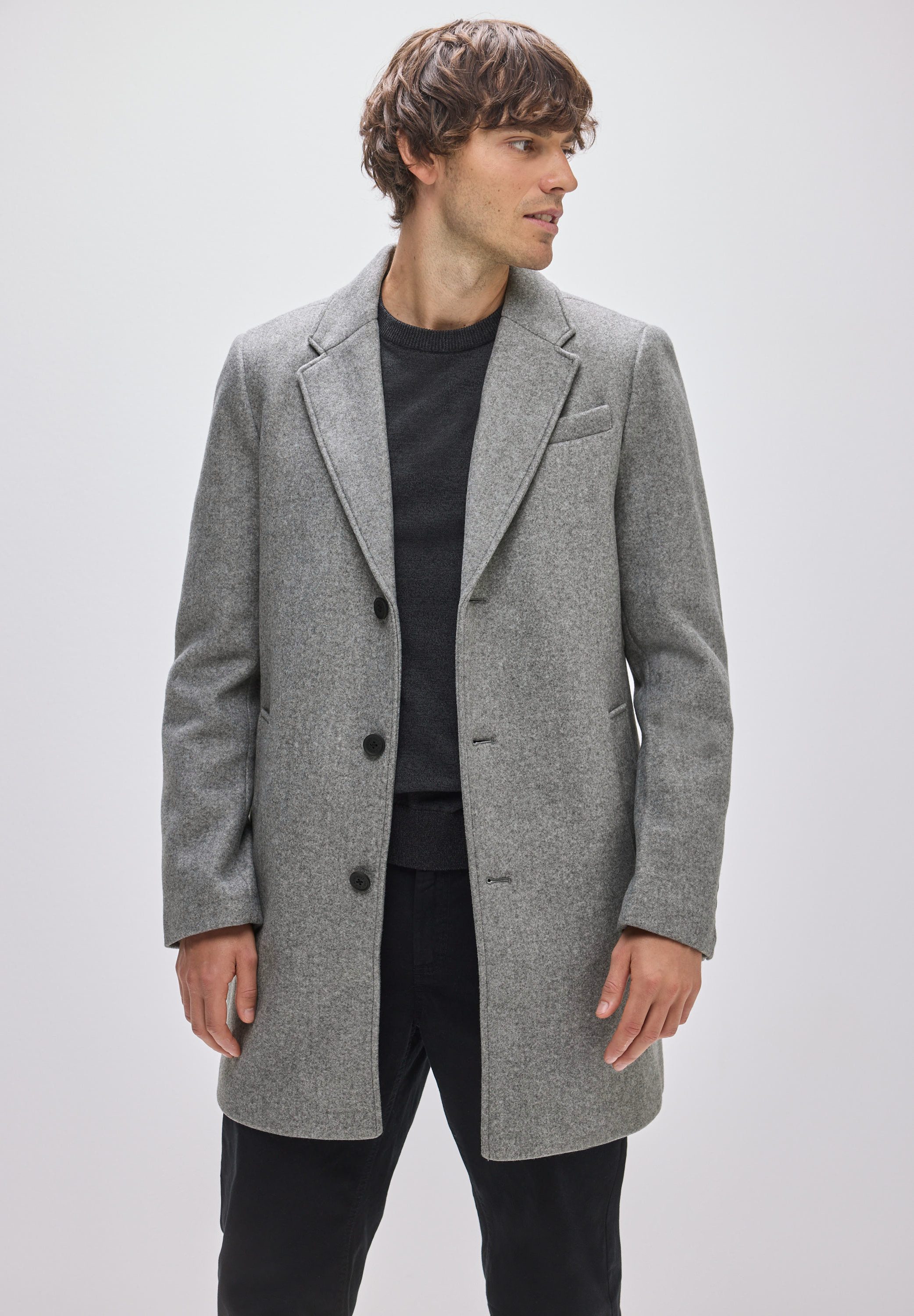 STREET ONE MEN Outdoorjacke mit Knopfleiste