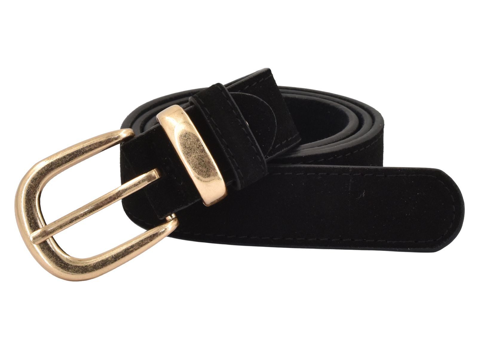 styleBREAKER Ledergürtel Echtleder Gürtel Velours (1-St) günstig online kaufen