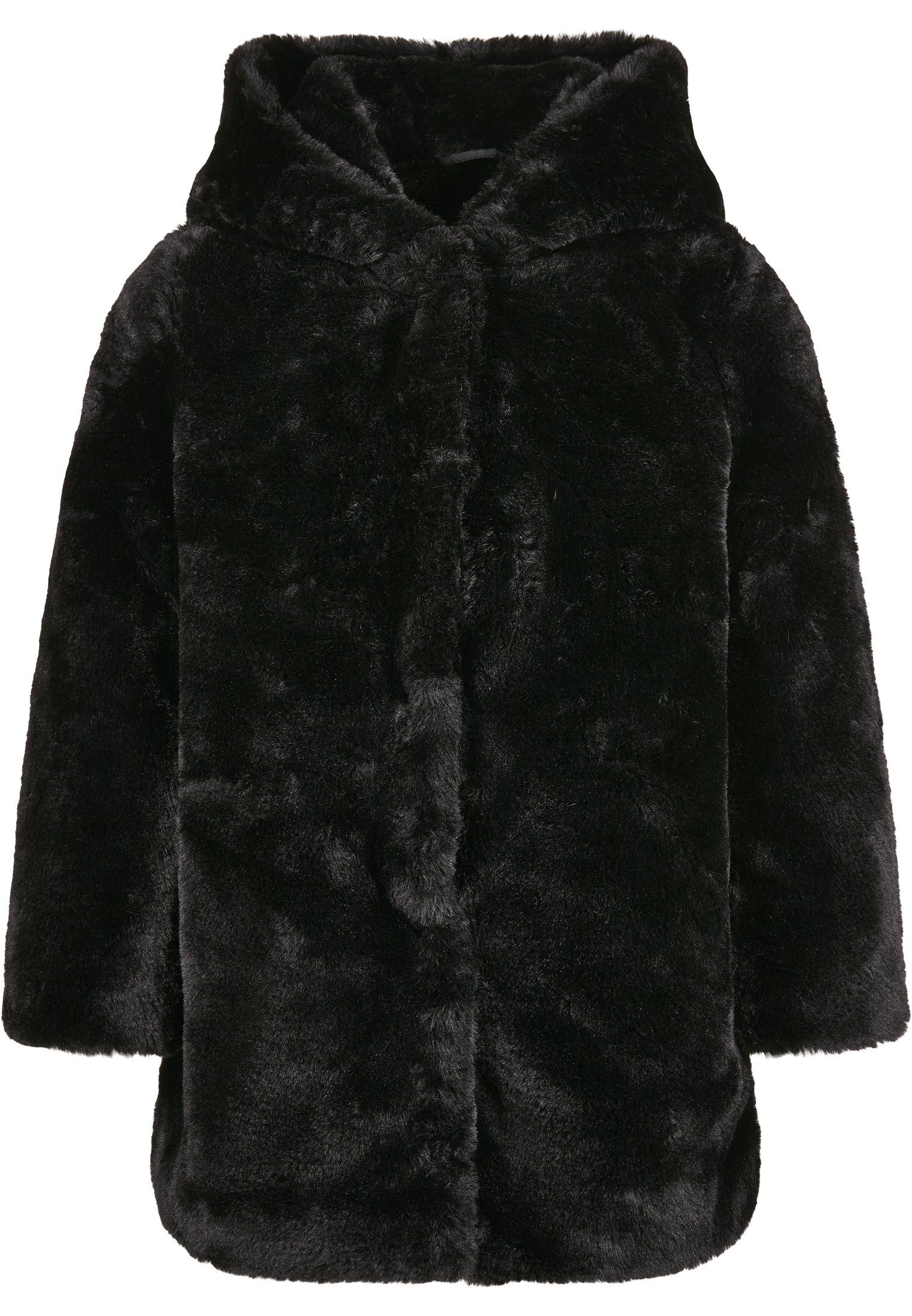 Winterjacke Hooded Damen Girls black CLASSICS Teddy URBAN (1-St) Coat