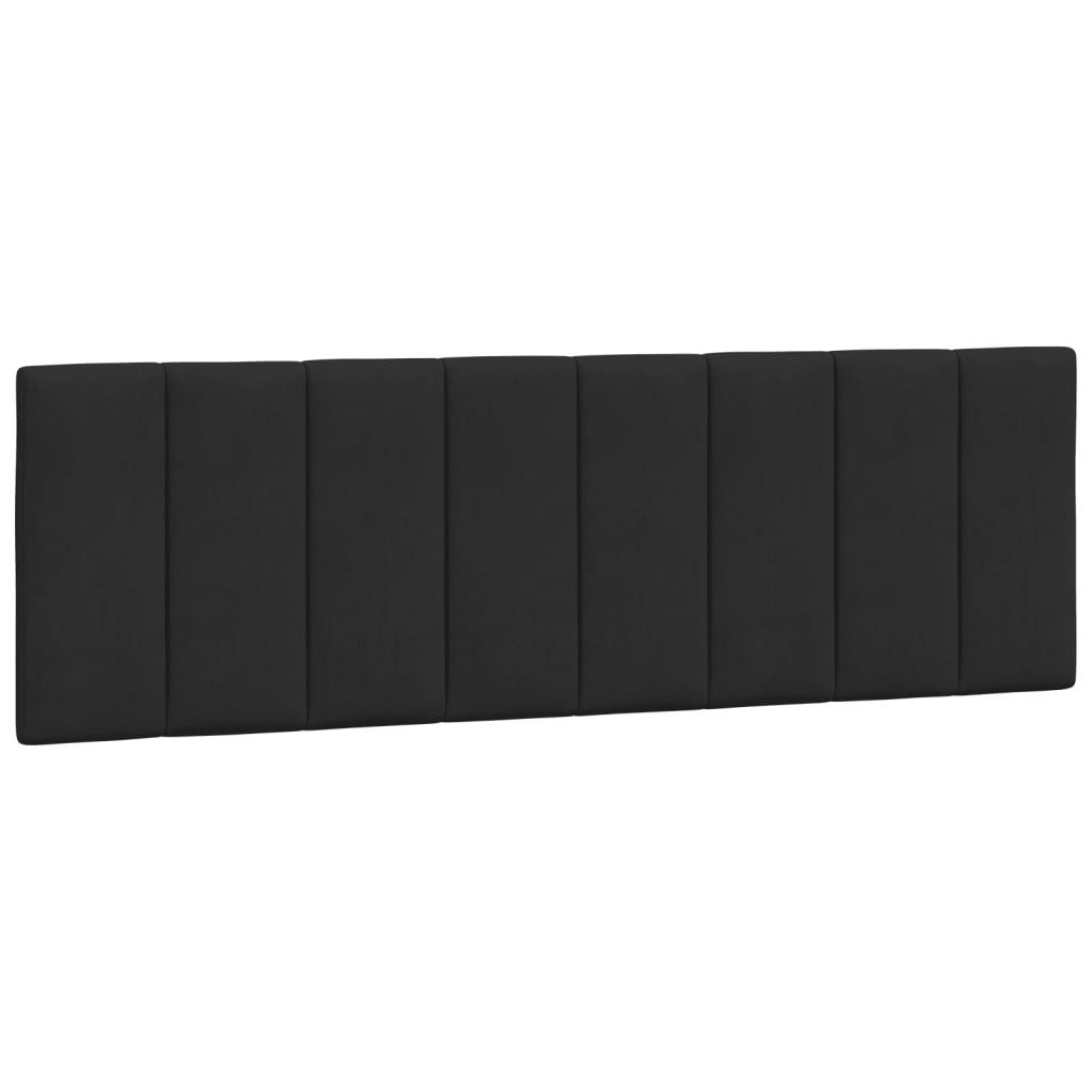 vidaXL Kopfteil, Bett Kopfteil-Kissen Schwarz 160 cm Samt