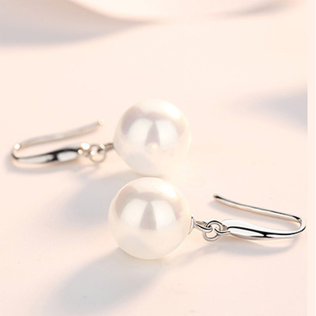 Ohrringe Ohrhänger für Quaste s925 Ohrringe, Damen Paar Quaste Ohrringe Haiaveng Lange Silber-Ohrringe,Perle