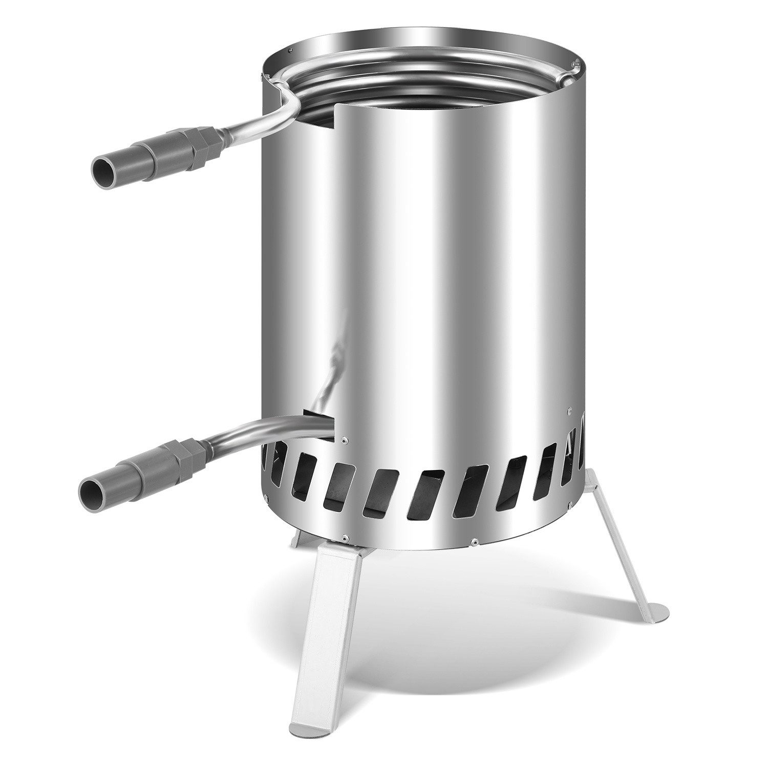 Clanmacy Pool-Wärmepumpe Poolheizung Poolofen Feuer Schwimmbadheizung Pool mit Feuermatte