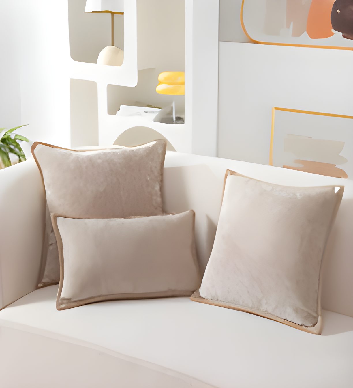 Interior by Hakito Dekokissen 2er Set Kissenbezug inklusive Füllkissen Land günstig online kaufen