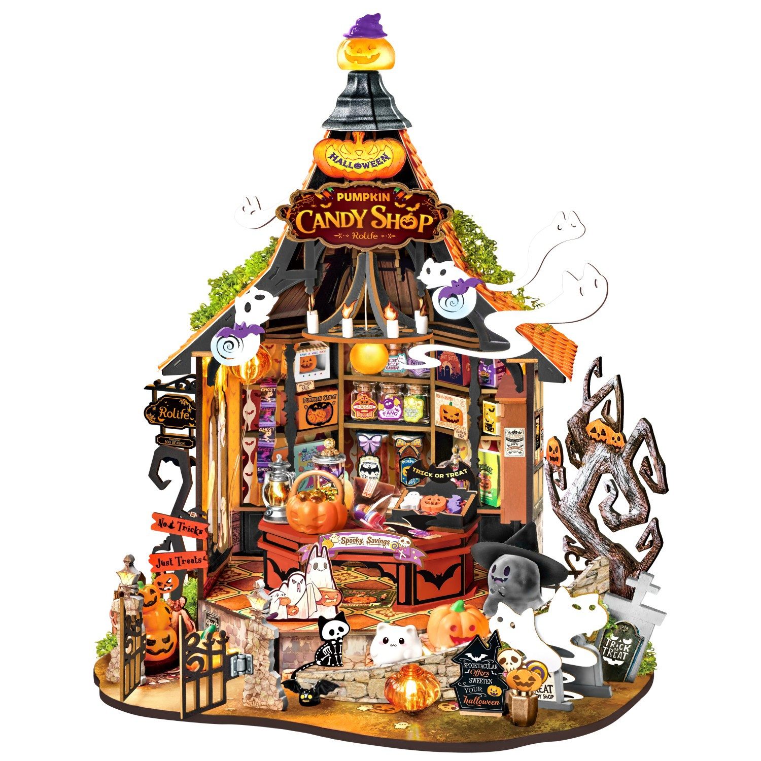 ROLIFE 3D-Puzzle DIY Haunted Candy House, Puzzleteile