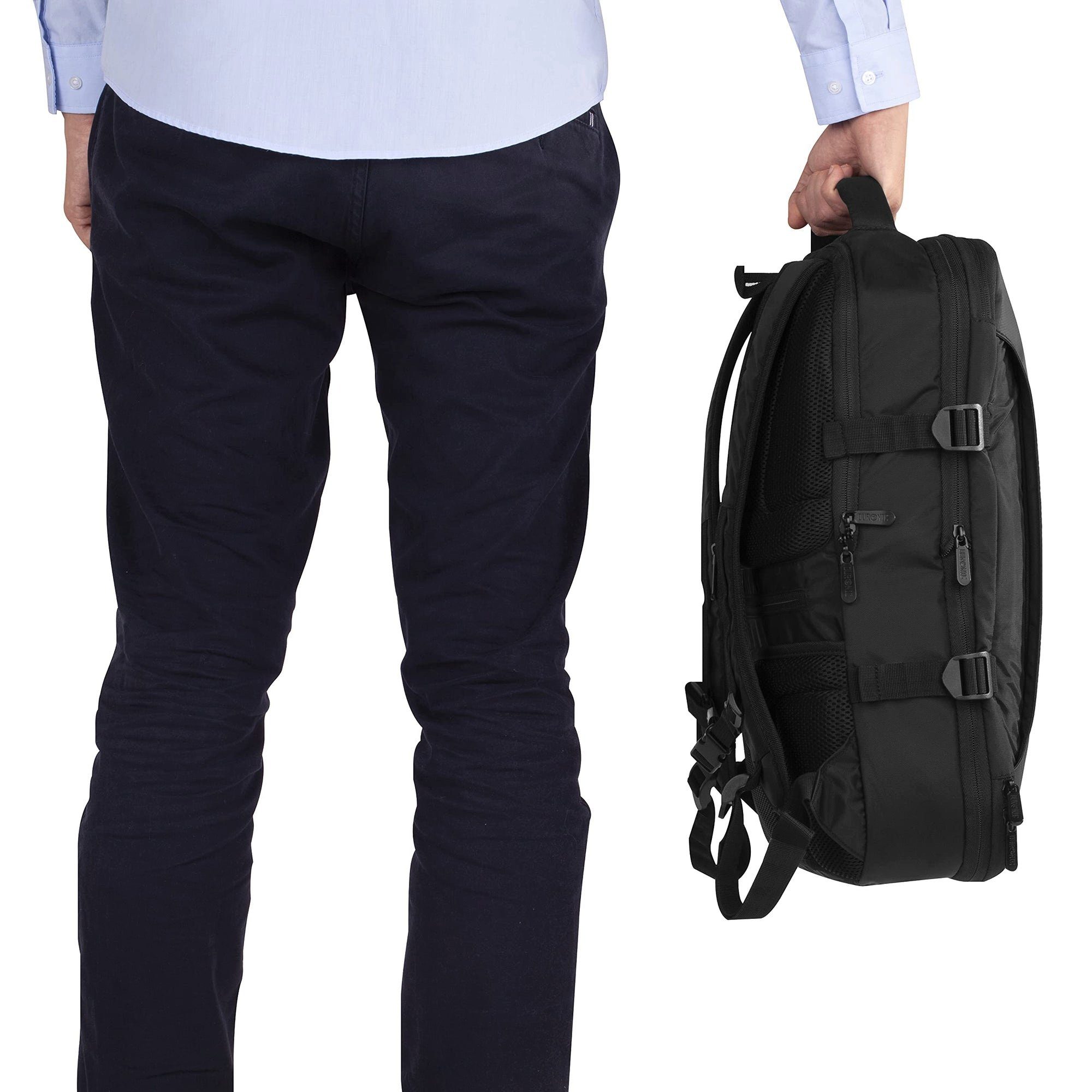 Notebooktasche, Netbook Laptop Schutzhülle Universal Laptoptasche 15 für Rucksack, mit bis Akten, Reisen Duronic für Notebooks Zubehörfach, Rucksack, Zoll, Schulrucksack LB24 Wasserabweisender Business