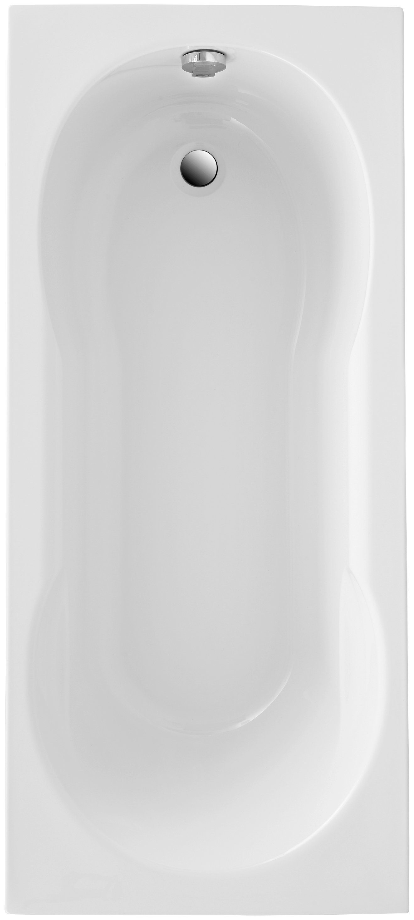 OTTOFOND Whirlpool-Badewanne Julia, (Komplett-Set, 1-tlg), Typ 3, chrom