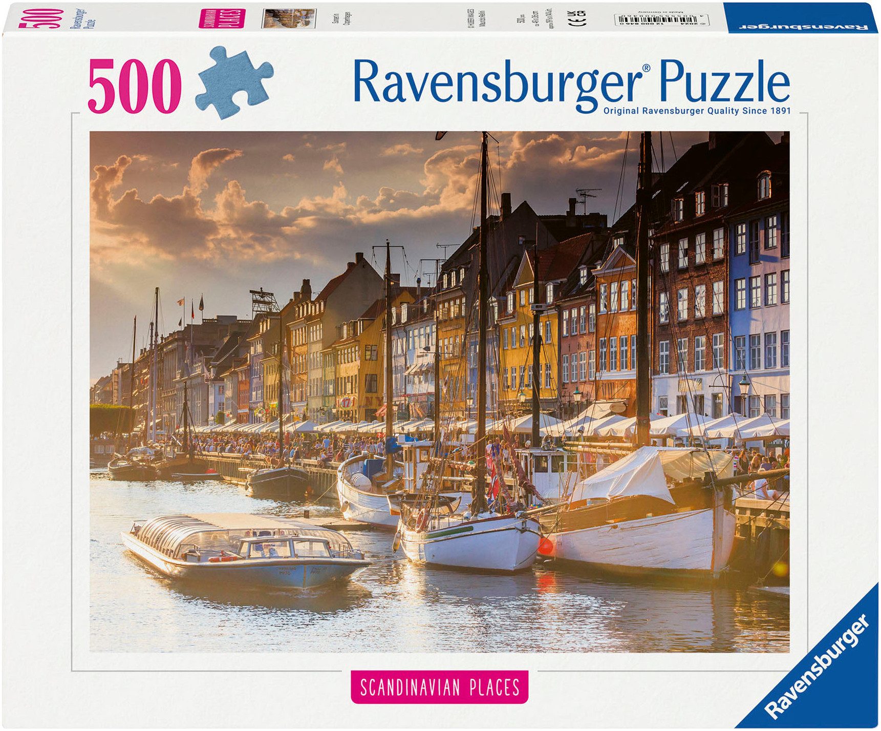 Ravensburger Puzzle Scandinavian Places, Sonnenuntergang in Kopenhagen, 500 günstig online kaufen