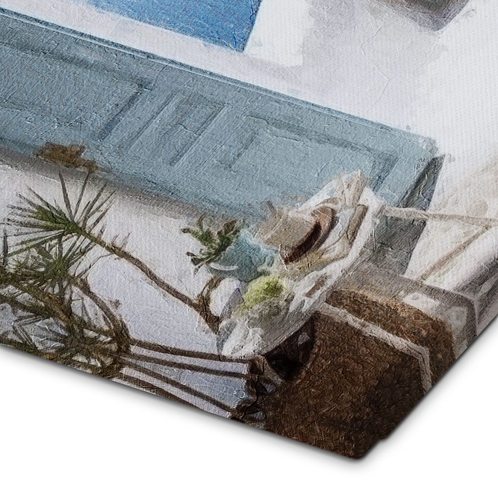 Posterlounge Wandbild Blaue Griechische Tür III, Willow Studio, erhältlich als Poster, Leinwandbild, Wandsticker oder Acrylglasbild