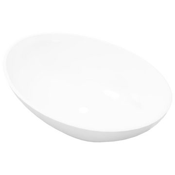 vidaXL Waschbecken »Luxus Keramik Waschbecken Oval Weiß 40 x 33 cm«