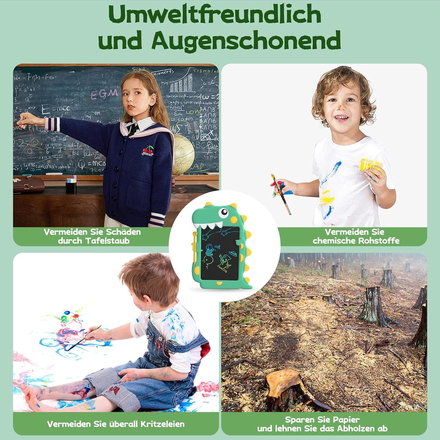 Comfy Mate Zaubertafel LCD Schreibtafel Kinder Maltafel Zeichentafel Drawing Tablet, (8.5 Zoll Digital Notepad Flugzeug für Jungen und Mädchen), ab 3 jahre Zeichentablett PäDagogisches Spielzeug