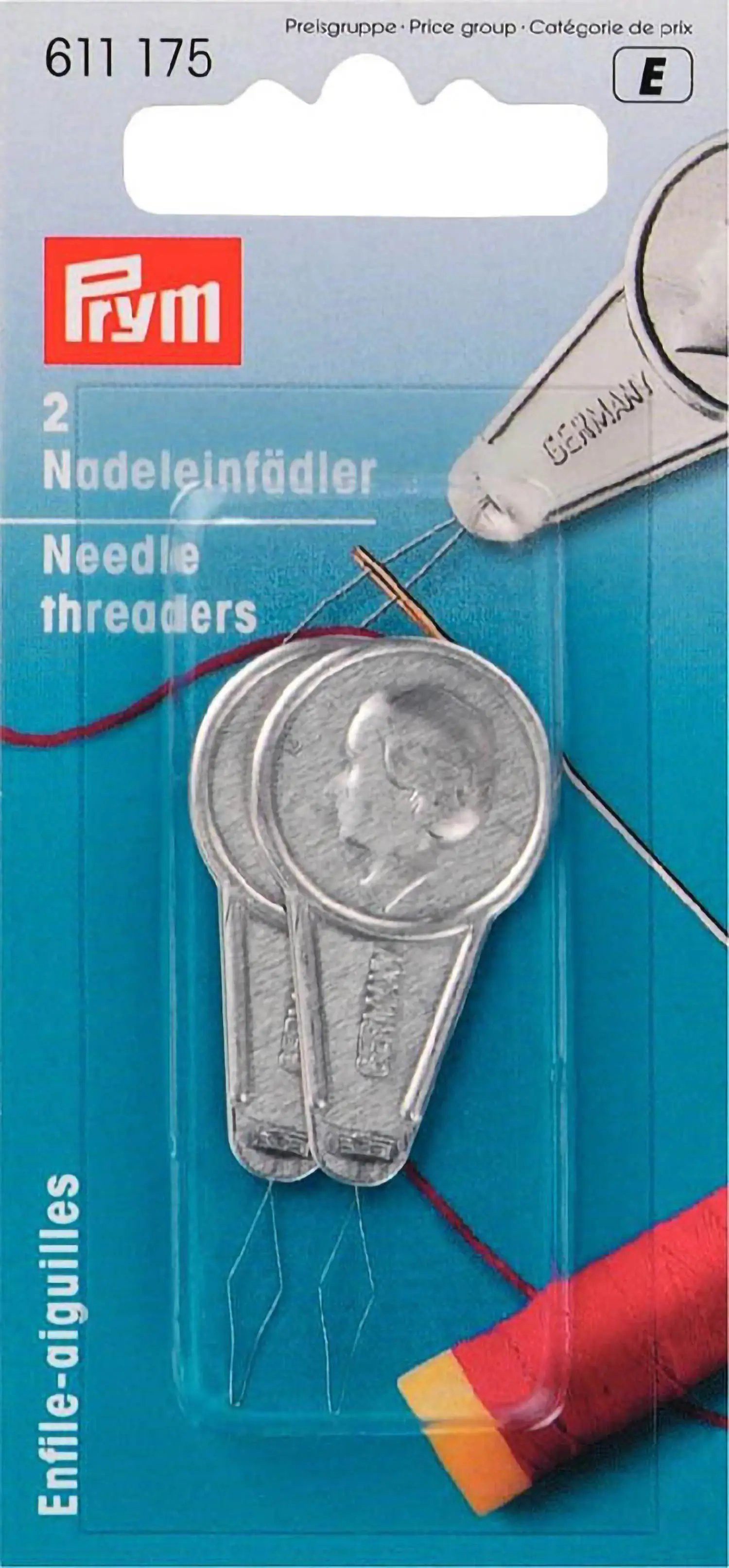 Stofferia Stoff Nadeleinfädler silberfarbig, Meterware
