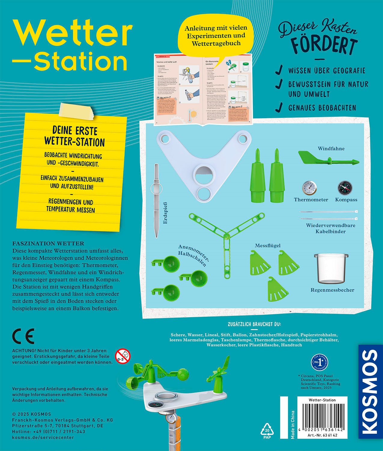 Kosmos Experimentierkasten Wetterstation günstig online kaufen