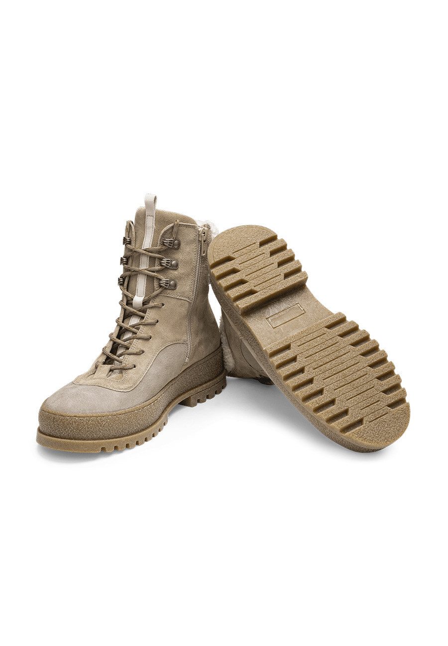 vitaform Damen Stiefeletten Veloursleder Stiefelette