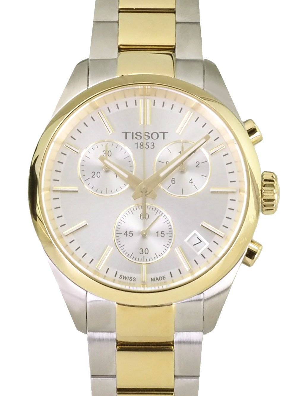 Tissot Chronograph Herren Uhr 40 mm Ø T1504172203100 PR 100 Chronograph