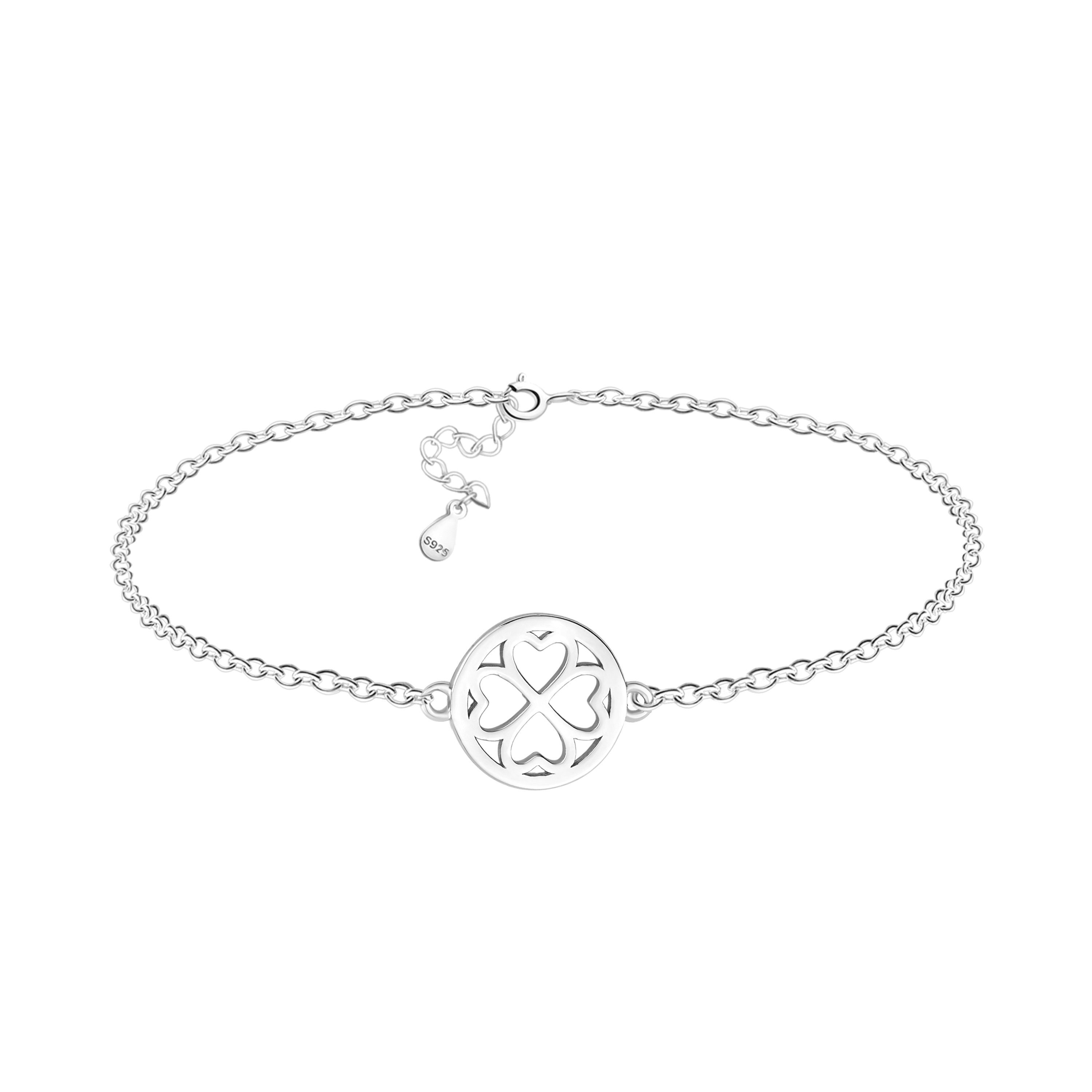 Sofia Milani Armband Blume Kreis (Armband), 925 Silber Damen Schmuck