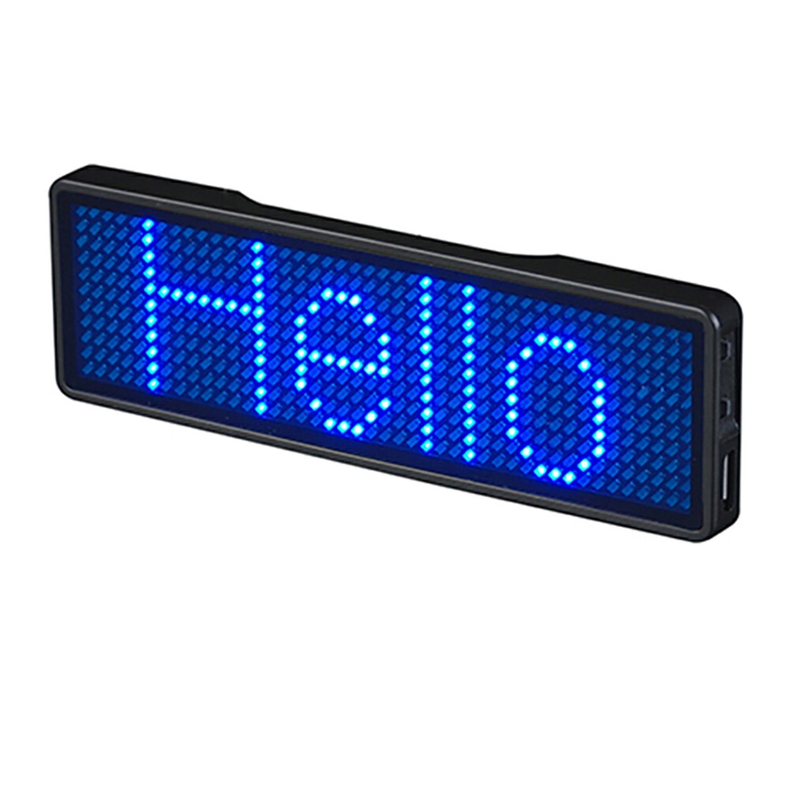 SEEZSSA LED mit Bluetooth-Konnektivität Dekolicht LED-Schild blau LED für USB DIY-Programmierung Namensschild mit Restaurant&Shop&Ausstellung